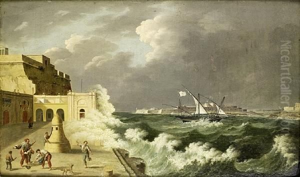 The Grand Harbour From Barbierra Wharf - view 1