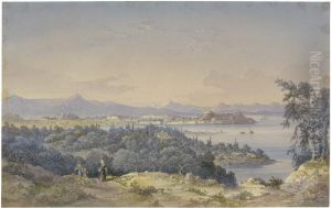 Ansicht Von Korfu by Josef Schranz