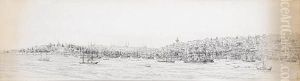 Panorama Of Constantinople by Josef Schranz
