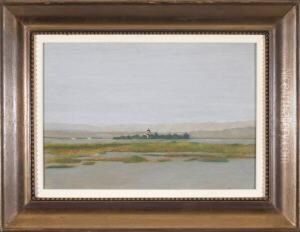 Blick Auf Eine Klosterinsel by Karl Schreder