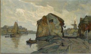 'het Oude Veerhuis' - The Old Ferry House by Bernard Schregel