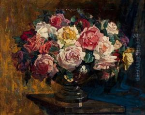 A Bouquet Of Roses by Bernard Schregel
