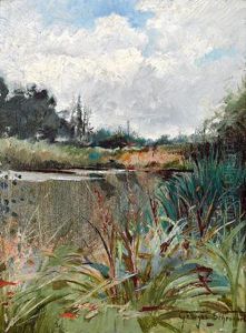 Teichlandschaft by Georges Schreiber