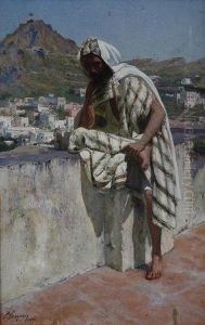 Portrait Of An Arab, A Town Beyond by Paul Schreiber