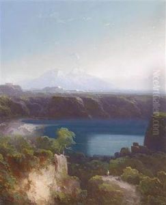 Italian Landscape by Peter Conrad Schreiber