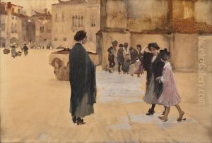 Venezianischer Marktplatz by Wilhelm Schreuer