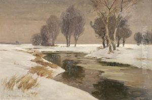"winterabend" by Franz Schreyer