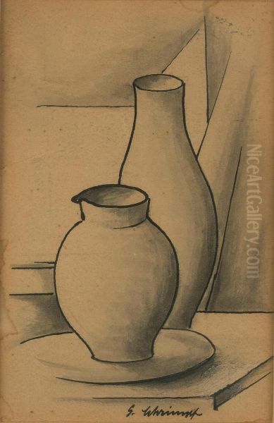 Stilleben Mit Vase Und Krug - view 1