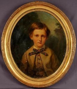 Portrait Eines Knaben by Norbert Schrodl