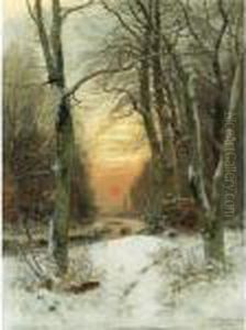 Winterlandschaft (winter Landscape) by Wilhelm Schroeter