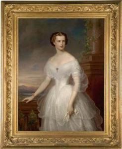 -kaiserin Elisabeth Von Osterreich by Franz Schrotzberg