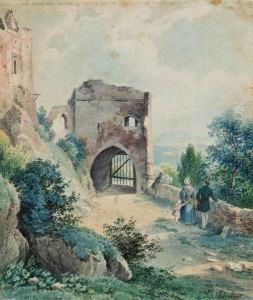 Ausblick Von Einer Ruine by Heinrich Carl Schubert