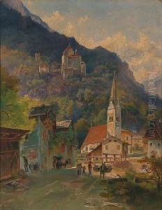 Blick Auf Die Trostburg Und Waidbruck In Sudtirol