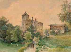 Schlossl Am Monchsberg by Heinrich Carl Schubert