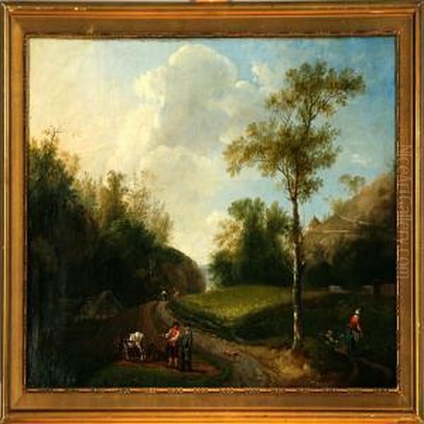 Landscape With Working Peasants - view 1