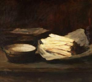 In Der Art - Stillleben Mit Spargel by Carl Schuch
