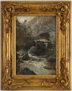 Paysage Des Alpes by Carl Schuch
