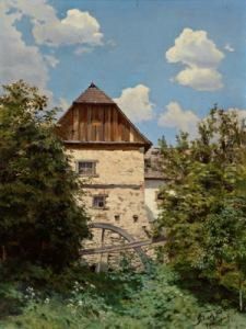 Mulino Presso Purkersdorf by Carl Schuch