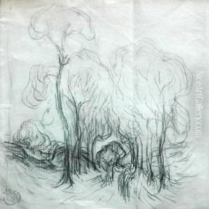Trees With Path by Claude Emile Schuffenecker
