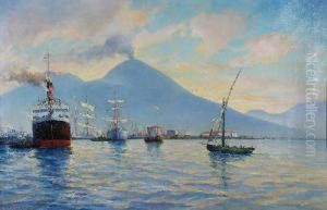 Port W Neapolu by Adolf Schuhknecht