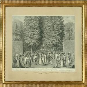 "premiere Promenade Dans Le Jardin De Rosenbourg A Copenhague" by Christian Georg Schule