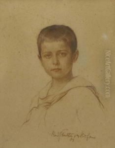 Knabenportrat by Rudolf Schulte Im Hofe