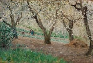 Blommande Frukttrad, Suresnes by Anshelm Schultzberg
