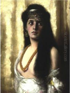 An Oriental Beauty by Max Schultze