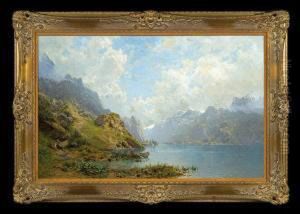 Lake In The Mountains by Robert Schultze