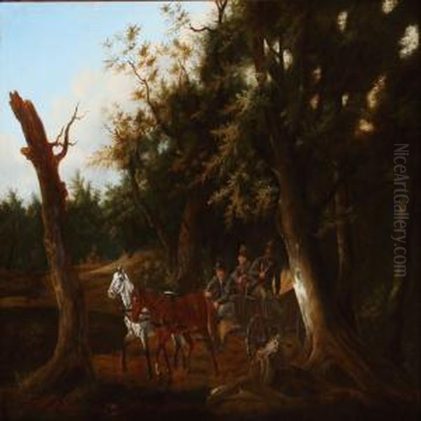 Hunters In The Woods Looking For Prey - view 1