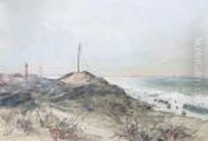 Blick Von Dunen Uber Strand Und Meer by Toni, Antonie Schulz