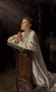 "betender Knabe" by Wilhelm Schulz