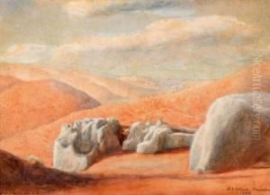 The Mountains Of Jerusalem by Aaron Shaul Schur