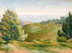 Mountains Of Jerusalem by Aaron Shaul Schur