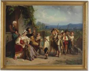 The Young Recruits by Christian Schussele