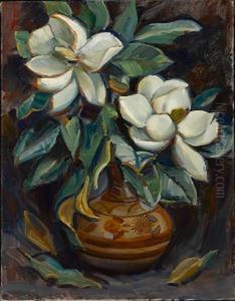 Magnolias In A Vase - view 1