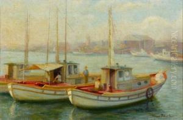 Fishing Boats In The Harbor - view 1