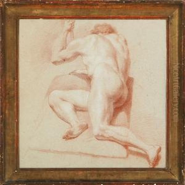 Academy Study Of A Nude Male Model - view 1