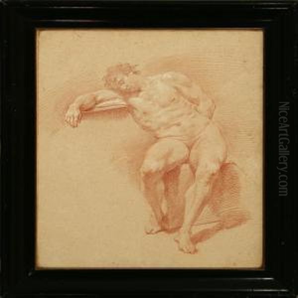 Academy Study Of A Nude Male Model - view 1
