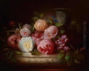 Quadro Di Rose by Ludwig Schuster