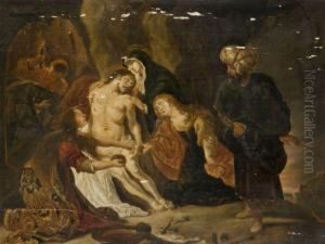 La Deploration Sur Le Christ Mort by Cornelis I Schut