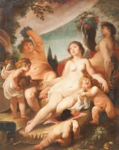 Bacchanal by Cornelis I Schut