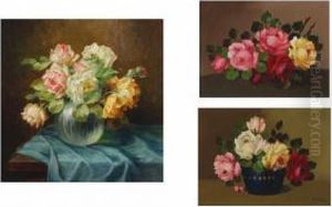 Still-life With Roses by Wilhelm Schutze