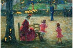 Au Luxembourg, 1908 Au Luxembourg, 1908