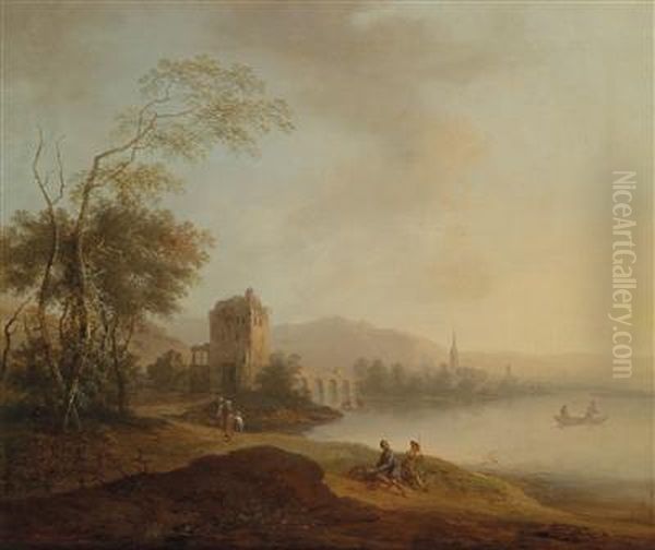 Two Idealised River Landscapes - view 1