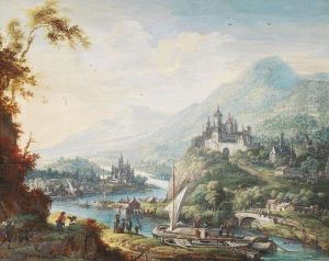 Ideale Rheinlandschaften by Christian Georg Schuttz II