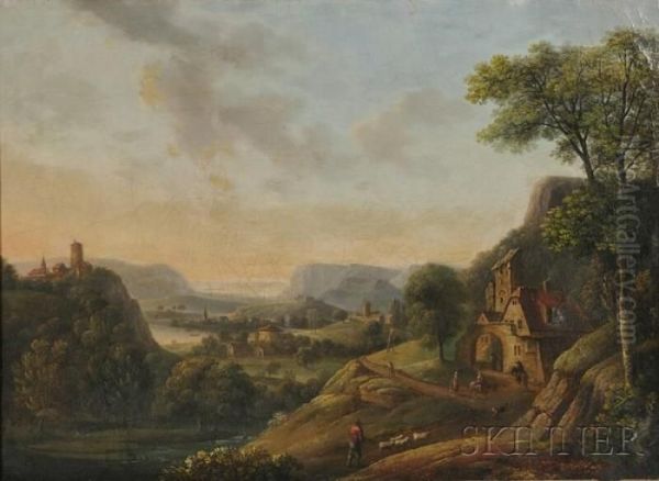 View Of The Rhine/an Expansive Landscape - view 1