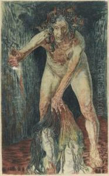Letonneau De La Haine, Illustration Pour 'les Fleurs Dumal' - view 1