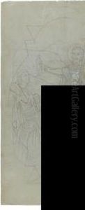 Projet De Vitrail by Carlos Schwabe