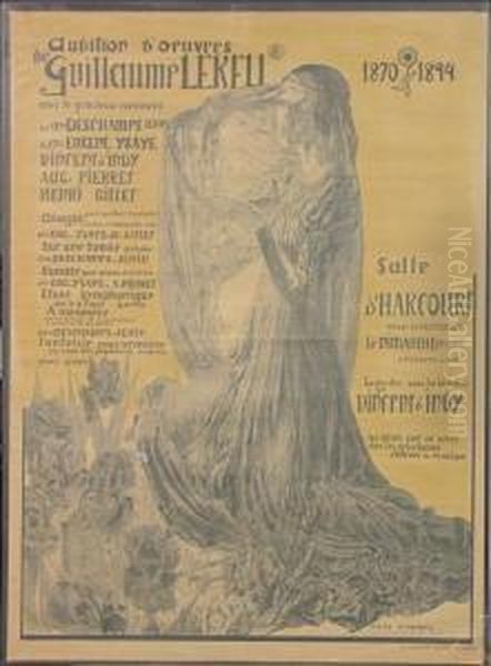 Vintage French Symbolist Poster - view 1